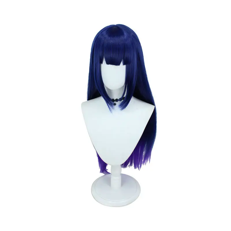 Dark Blue Gradient Hair Wig for Cosplay & Party - Image 6
