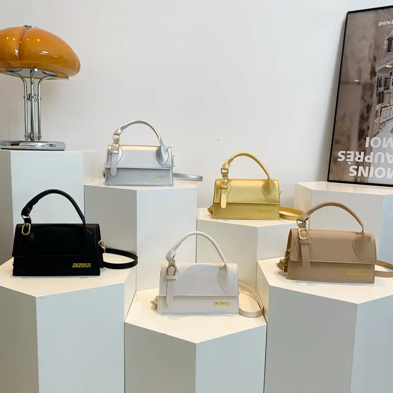 Golden Korean Style Shoulder Crossbody Bag for Women - Image 9