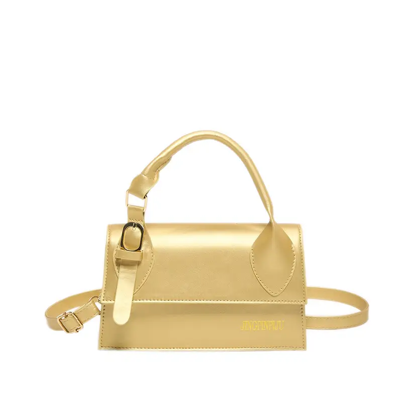 Golden Korean Style Shoulder Crossbody Bag for Women - Image 3