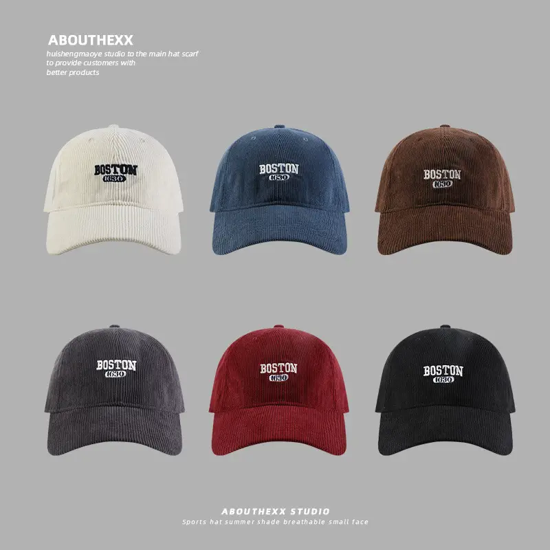 Boston Cotton Baseball Cap Women Size 56-86 CM - Image 8