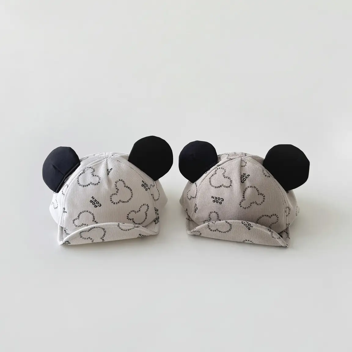 Qiunan Newborn Baby Cap Bear Ears 3 Colors - Image 4