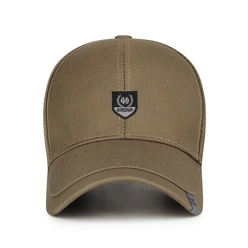 Men's Black Baseball Cap with Logo Adjustable Strap - Image 6