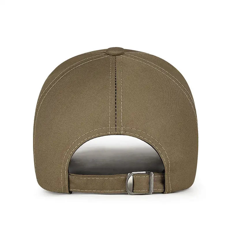 Men's Black Baseball Cap with Logo Adjustable Strap - Image 8