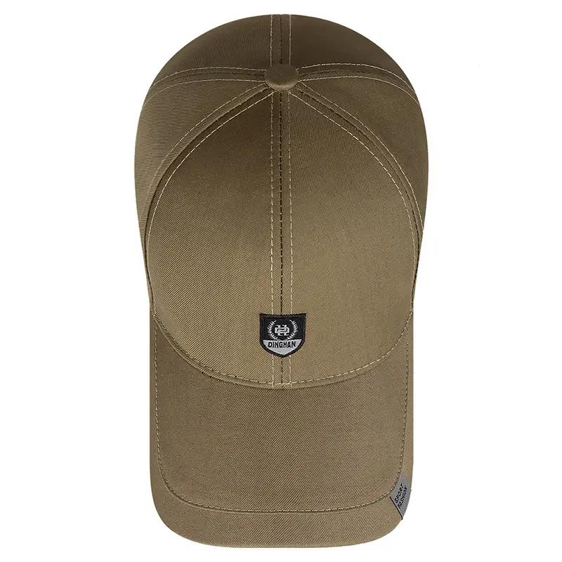 Men's Black Baseball Cap with Logo Adjustable Strap - Image 9
