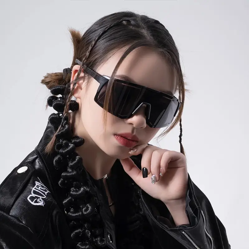 New Fashion Large Frame Outdoor Day and Night Riding Mirror Cool Trendy Sports Sunglasses - Image 9