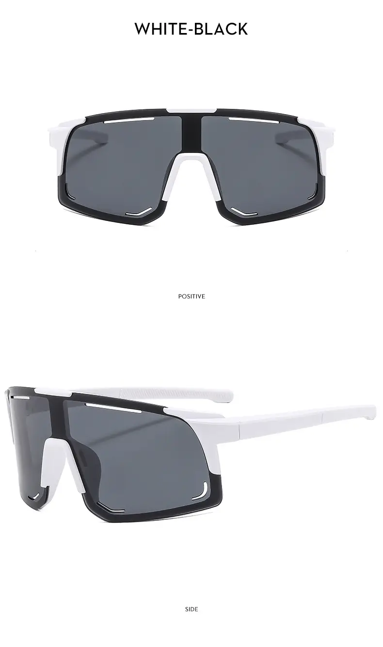 New Fashion Large Frame Outdoor Day and Night Riding Mirror Cool Trendy Sports Sunglasses — feature 15