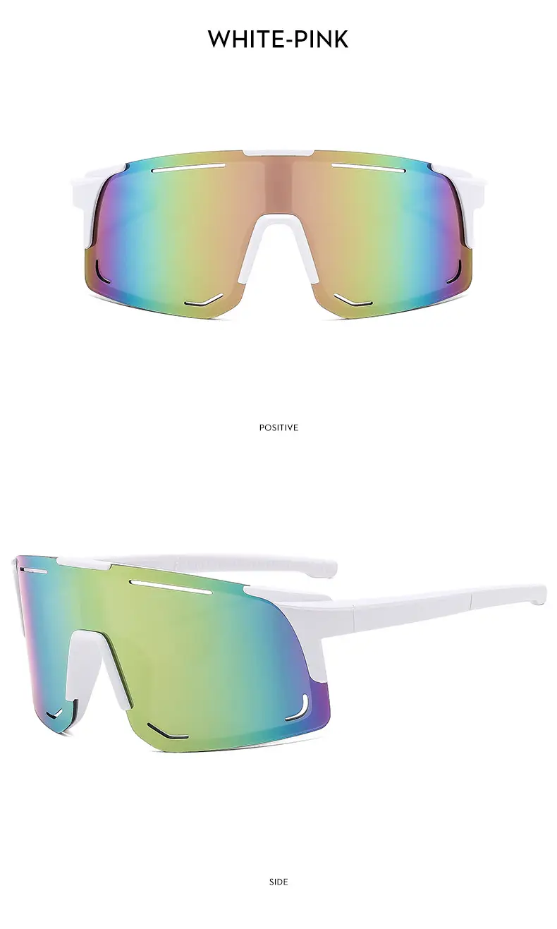 New Fashion Large Frame Outdoor Day and Night Riding Mirror Cool Trendy Sports Sunglasses — feature 16