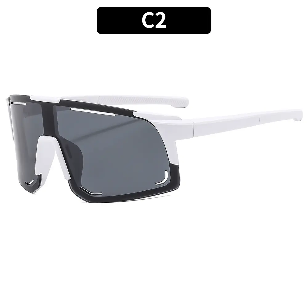 New Fashion Large Frame Outdoor Day and Night Riding Mirror Cool Trendy Sports Sunglasses - Image 2