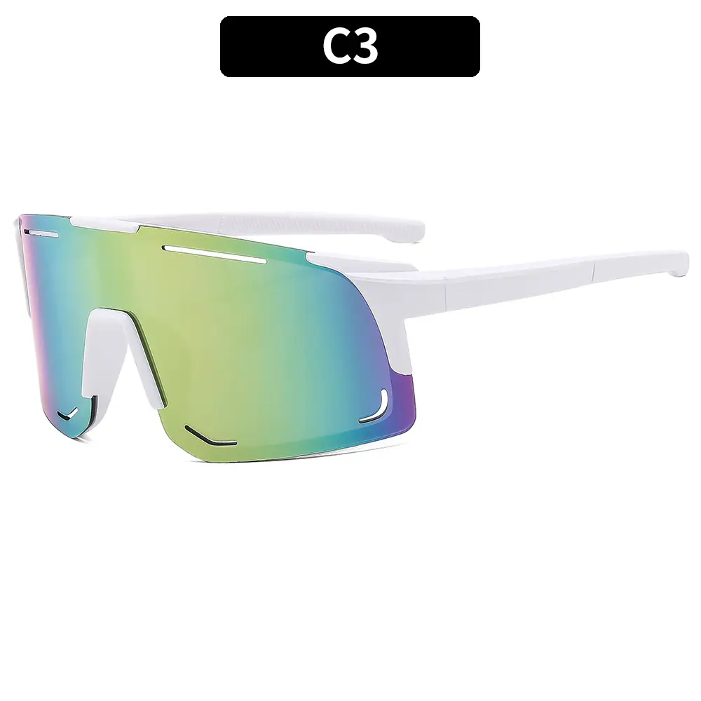 New Fashion Large Frame Outdoor Day and Night Riding Mirror Cool Trendy Sports Sunglasses - Image 3