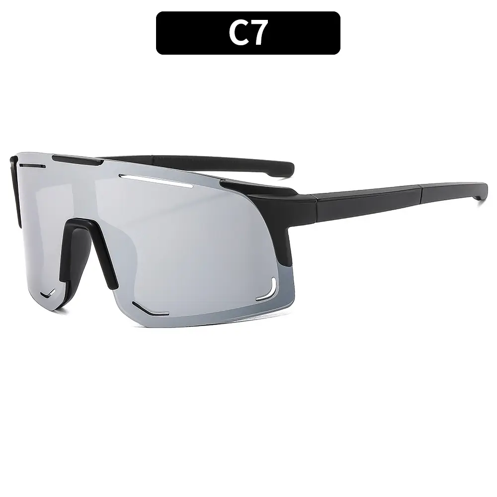 New Fashion Large Frame Outdoor Day and Night Riding Mirror Cool Trendy Sports Sunglasses - Image 7