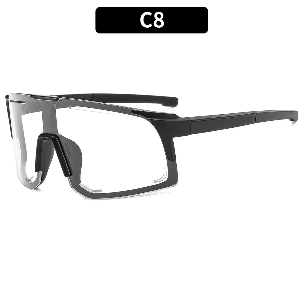 New Fashion Large Frame Outdoor Day and Night Riding Mirror Cool Trendy Sports Sunglasses - Image 8