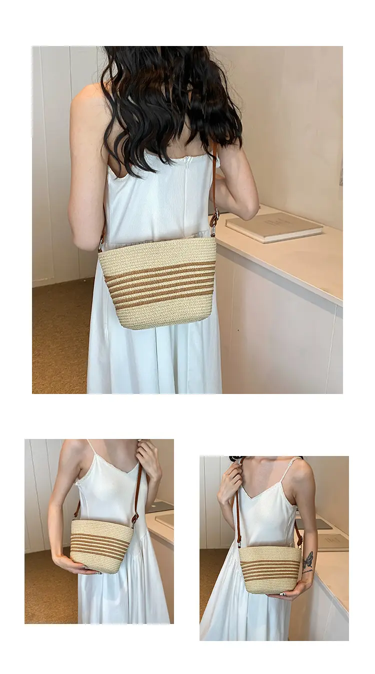 New Woven Straw Crossbody Bag for Women Summer Beach Vacation — feature 19