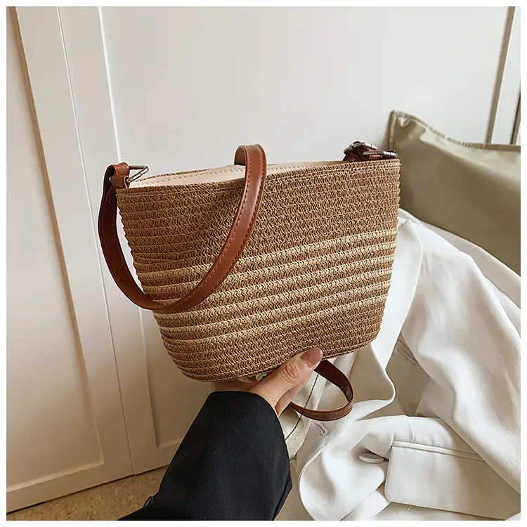 New Woven Straw Crossbody Bag for Women Summer Beach Vacation — feature 24