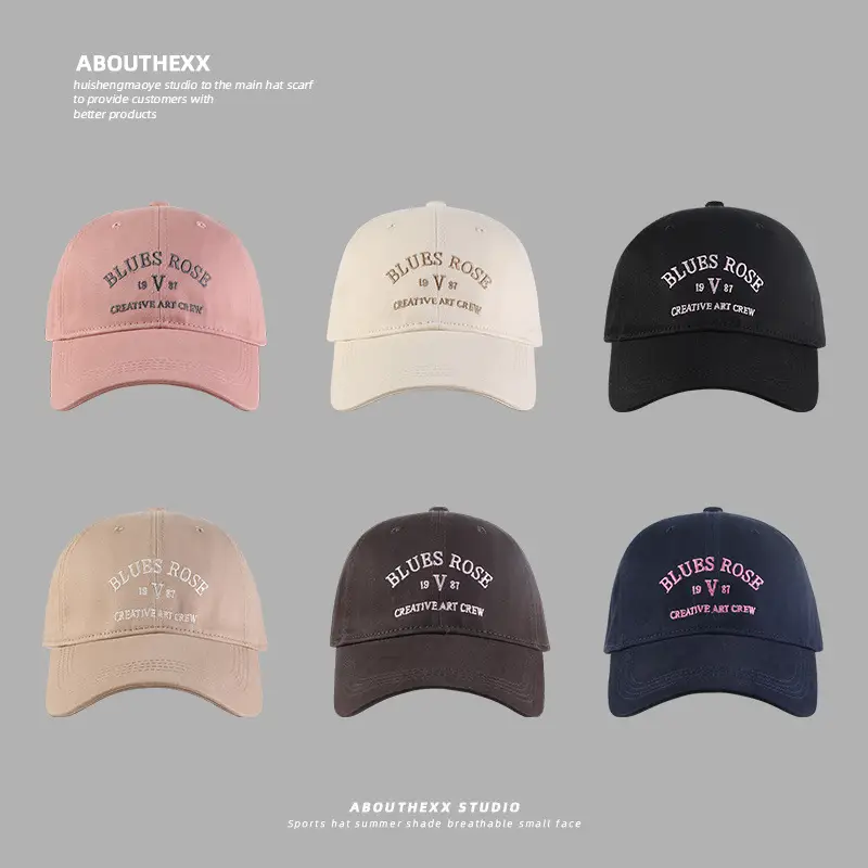 Women Black Letter Embroidered Baseball Cap - Image 8