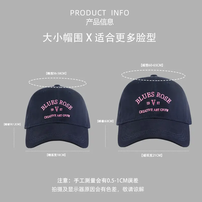 Women Black Letter Embroidered Baseball Cap - Image 10