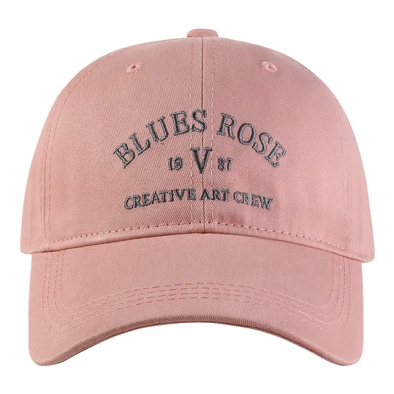 Women Black Letter Embroidered Baseball Cap - Image 11