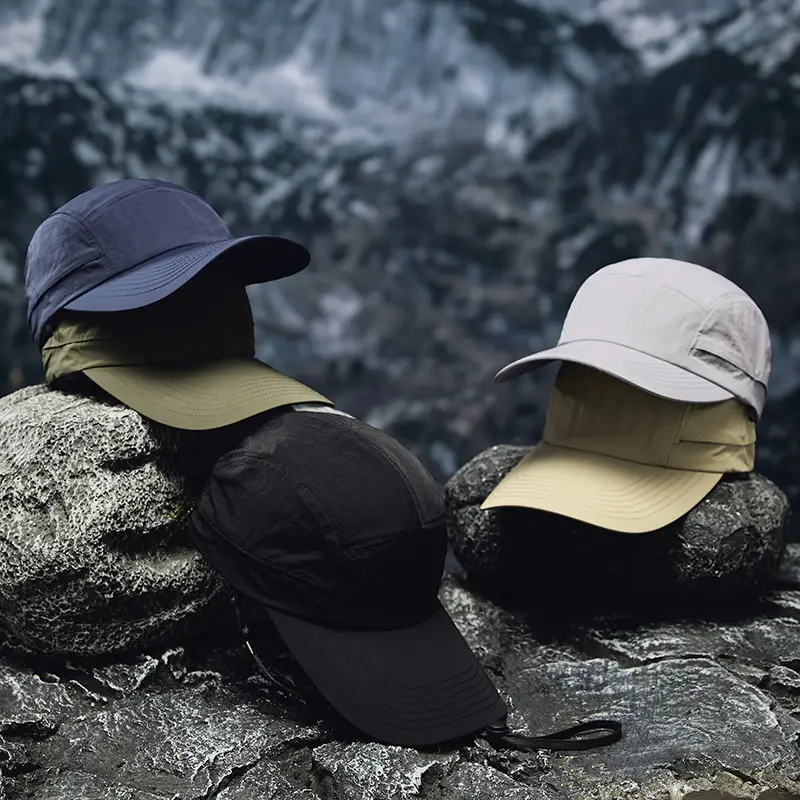Men's Windproof Baseball Cap Black