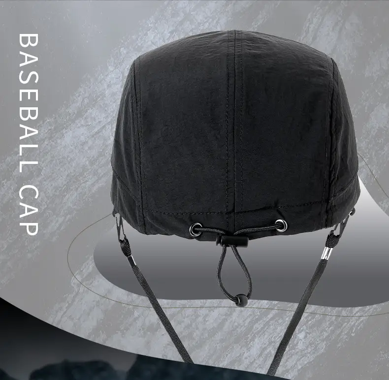 Men's Windproof Baseball Cap Black — feature 15