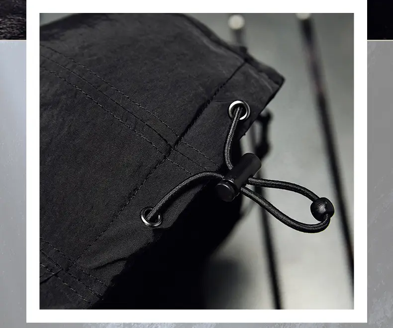 Men's Windproof Baseball Cap Black — feature 17