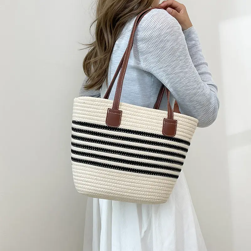Straw Woven Beach Bag Large Capacity 2024 - Image 5