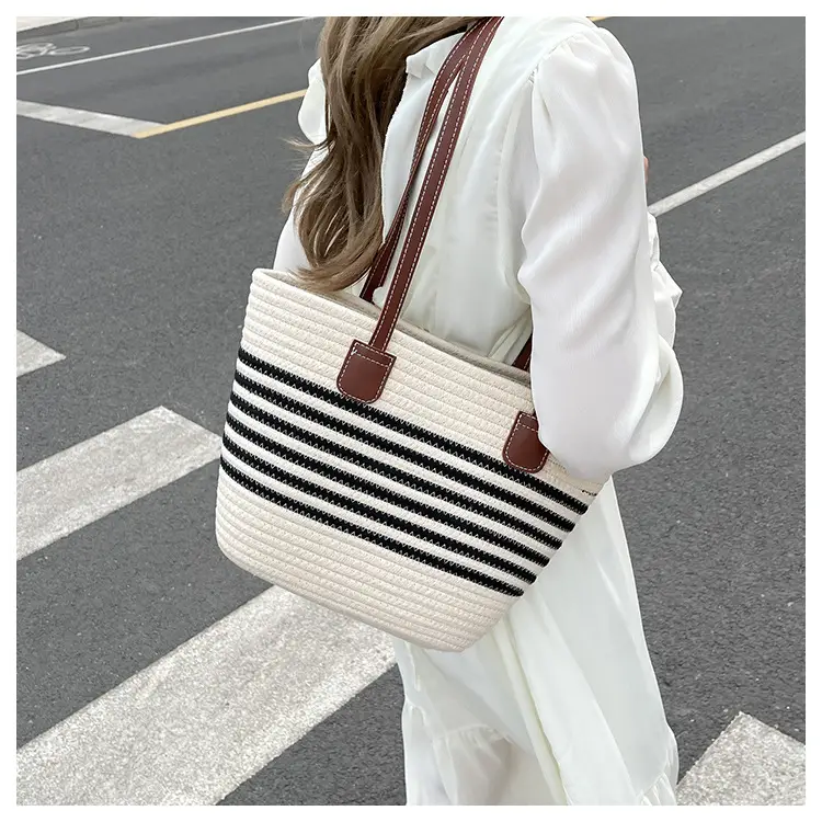 Straw Woven Beach Bag Large Capacity 2024 — feature 16