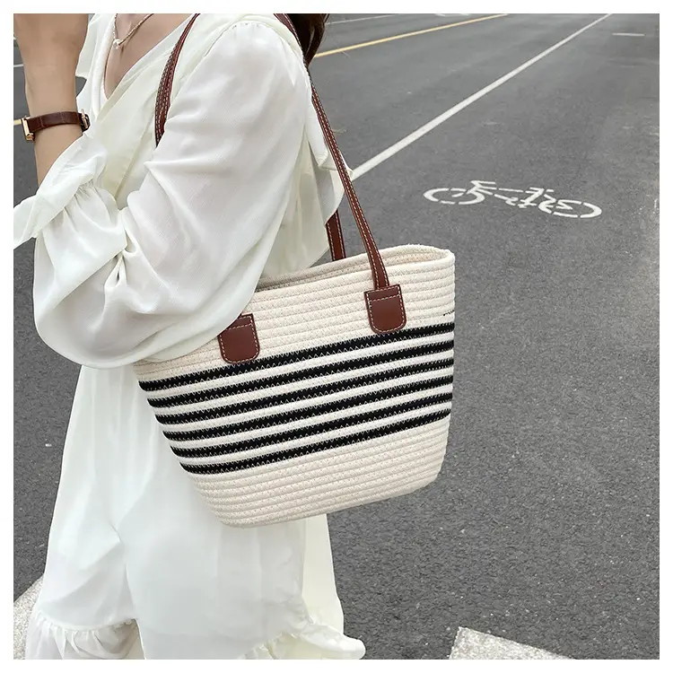 Straw Woven Beach Bag Large Capacity 2024 — feature 17