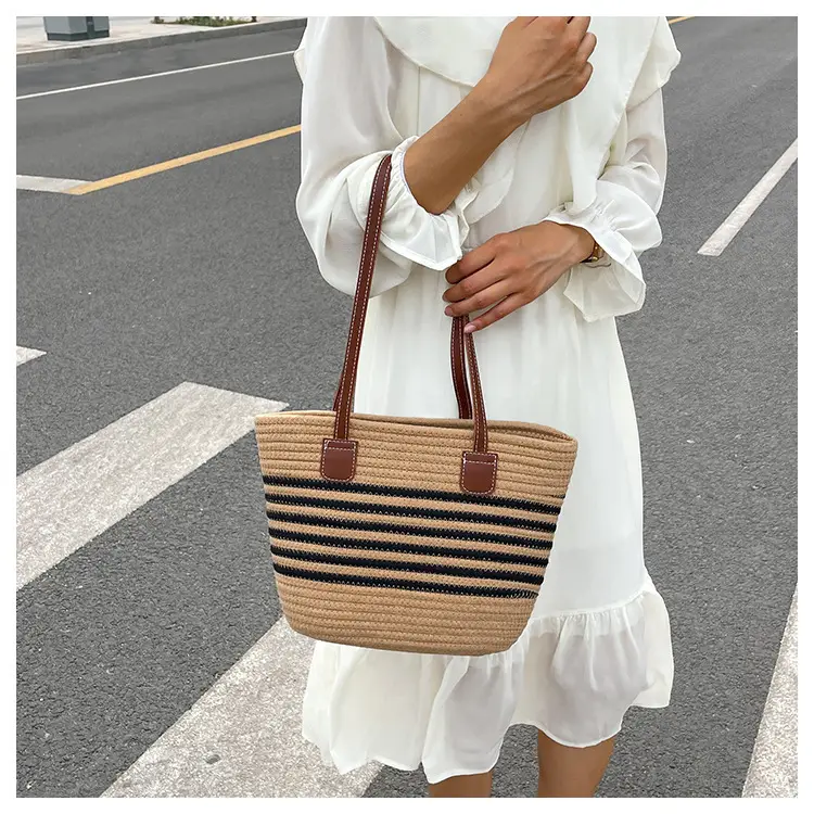 Straw Woven Beach Bag Large Capacity 2024 — feature 19