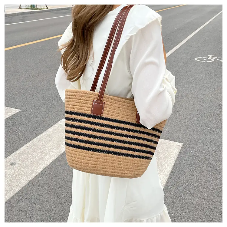 Straw Woven Beach Bag Large Capacity 2024 — feature 20