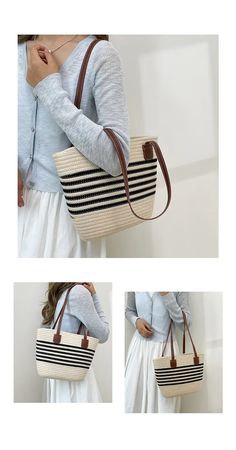 Straw Woven Beach Bag Large Capacity 2024 — feature 23
