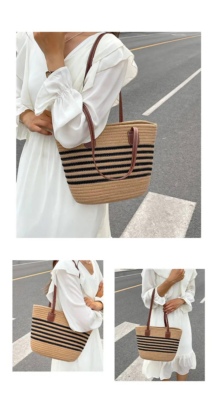 Straw Woven Beach Bag Large Capacity 2024 — feature 24