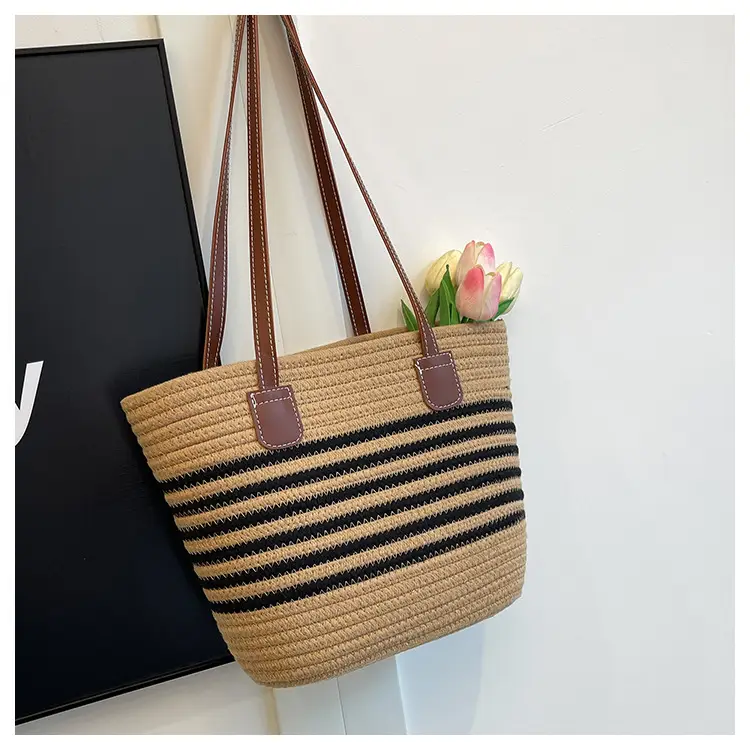 Straw Woven Beach Bag Large Capacity 2024 — feature 27
