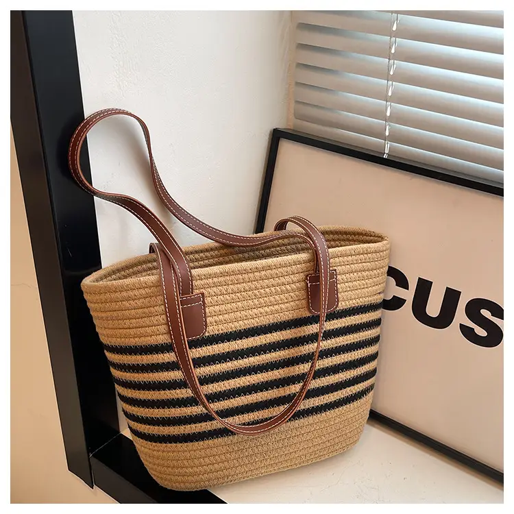 Straw Woven Beach Bag Large Capacity 2024 — feature 29