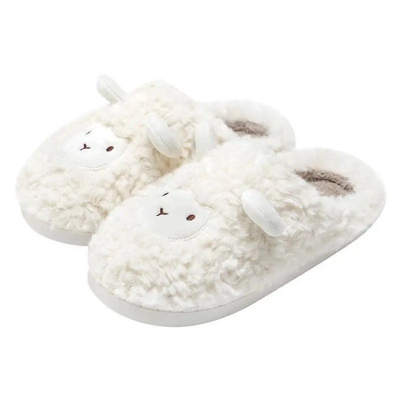 Cute Mao Mao Cotton Slippers Women Winter - Image 15