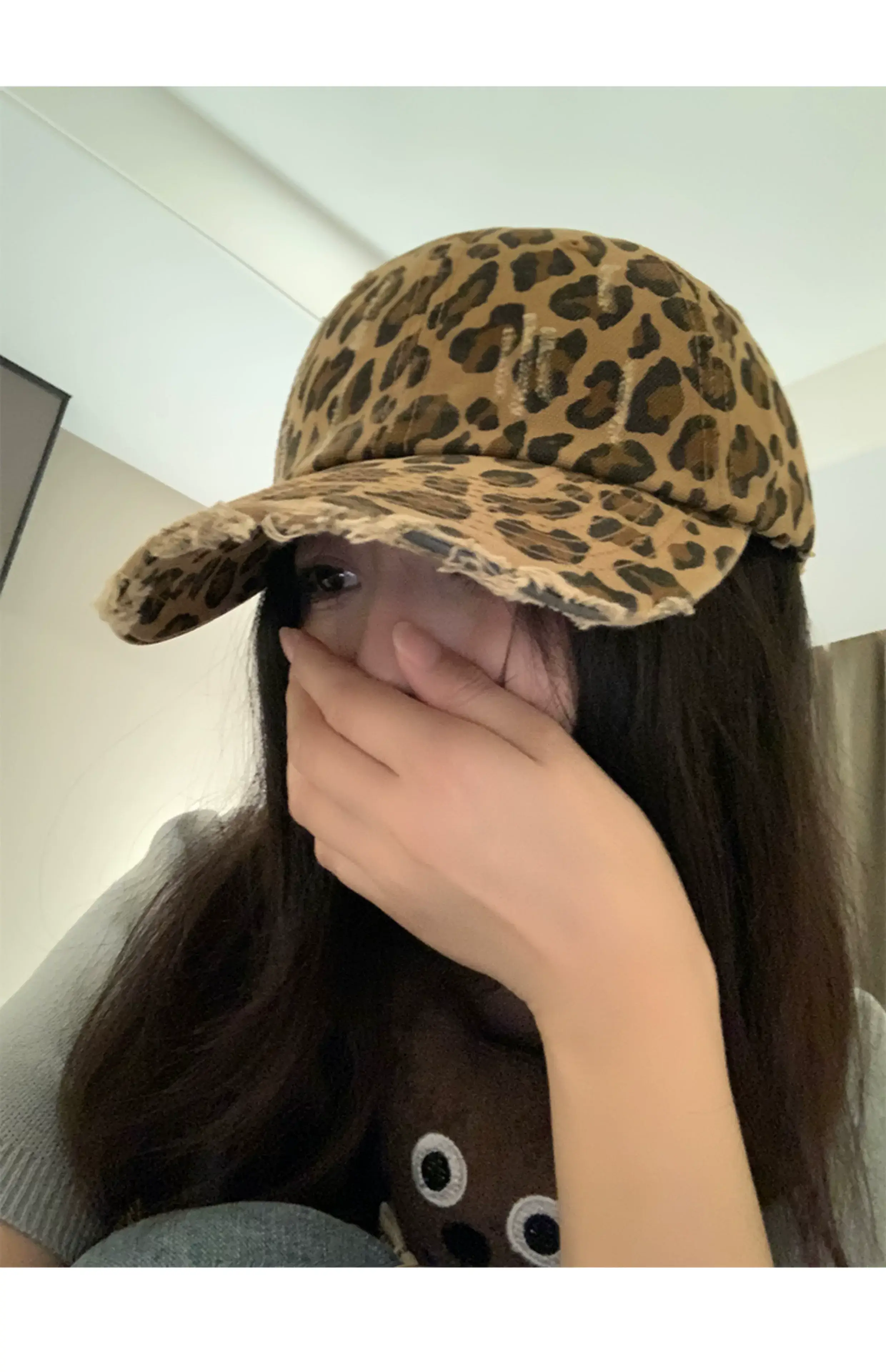 American Style Leopard Print Baseball Cap for Girls — feature 15