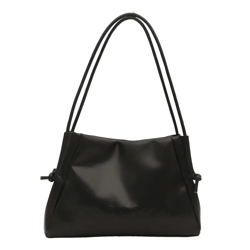 Black Large Capacity Women's Tote Bag Shoulder Bag - Image 9