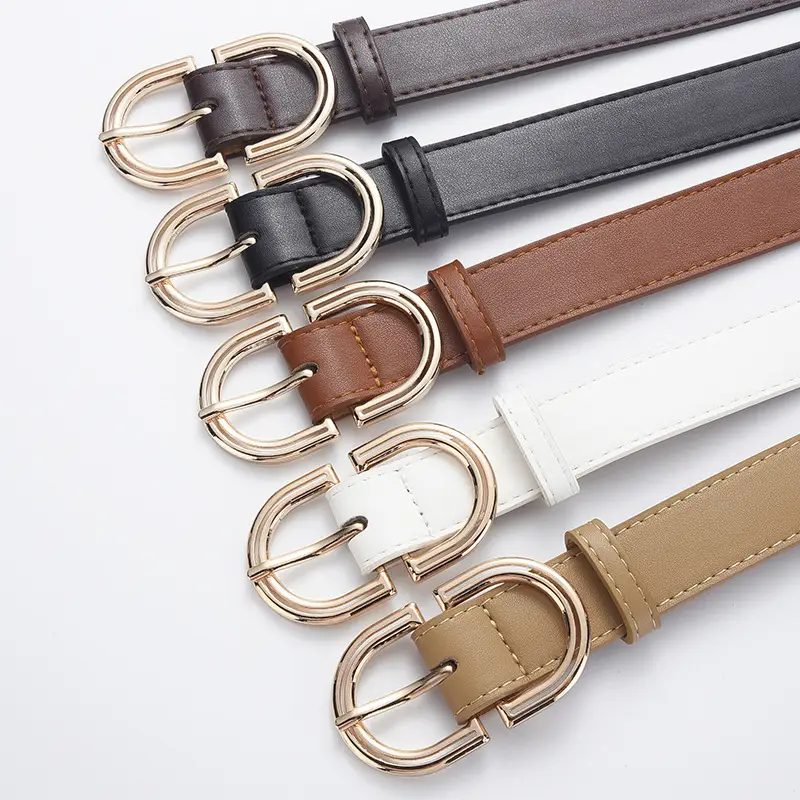 Women's Black Metal Buckle Belt Casual All Match - Image 6