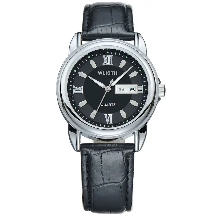 Men's Luxurious Gold Steel Watch with Luminous Dial - Image 9