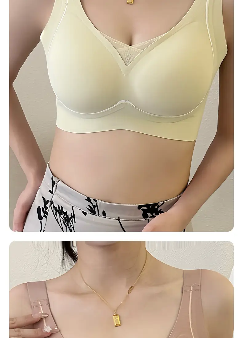 Traceless Strapless Bra Women Adjustable Non-Rimped Comfortable — feature 18