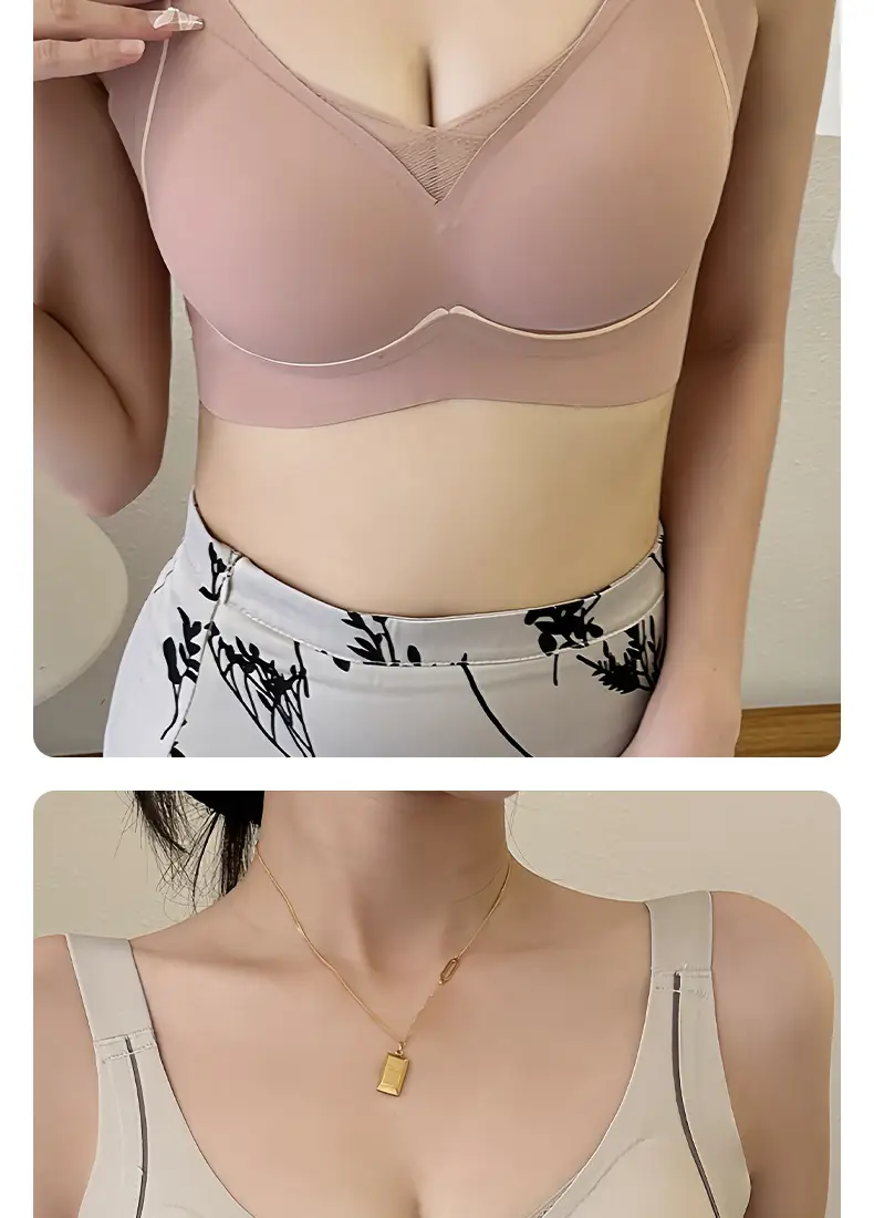 Traceless Strapless Bra Women Adjustable Non-Rimped Comfortable — feature 19