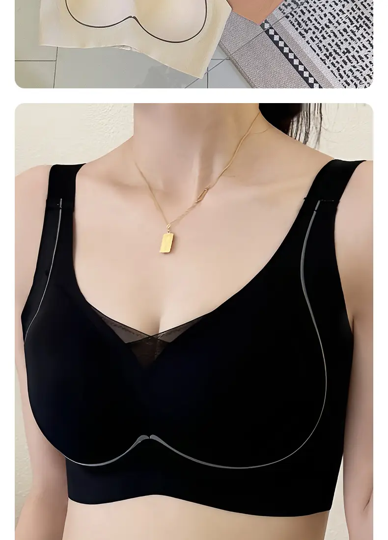 Traceless Strapless Bra Women Adjustable Non-Rimped Comfortable — feature 5