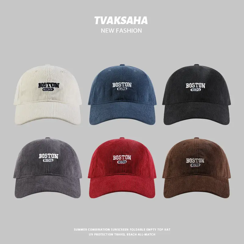Red Boston Cotton Cap for Men Women Winter Windproof — feature 2