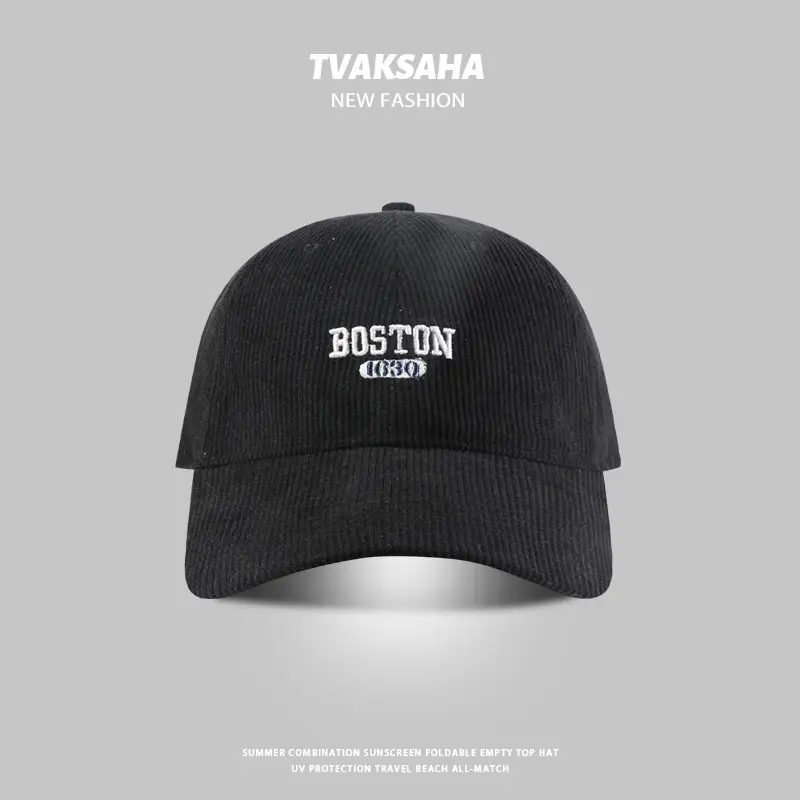 Red Boston Cotton Cap for Men Women Winter Windproof — feature 6