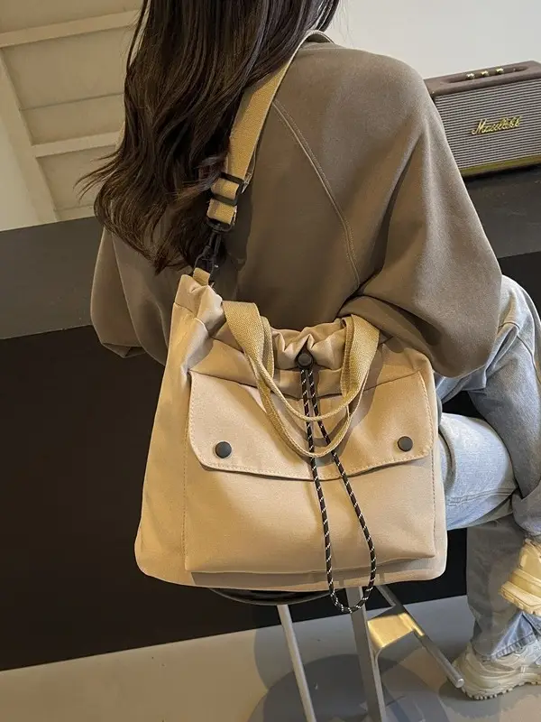 Casual Crossbody Bag for Women Canvas Large Capacity - Image 6