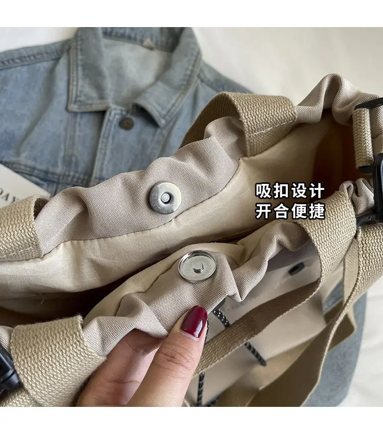 Casual Crossbody Bag for Women Canvas Large Capacity — feature 14
