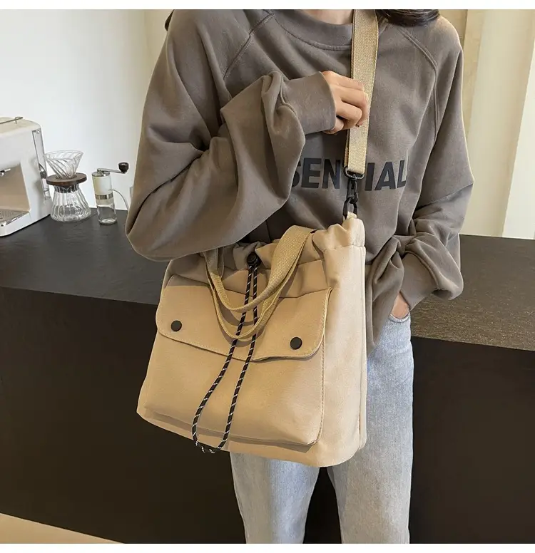 Casual Crossbody Bag for Women Canvas Large Capacity — feature 17