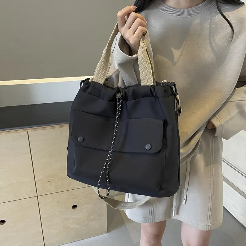 Casual Crossbody Bag for Women Canvas Large Capacity - Image 2