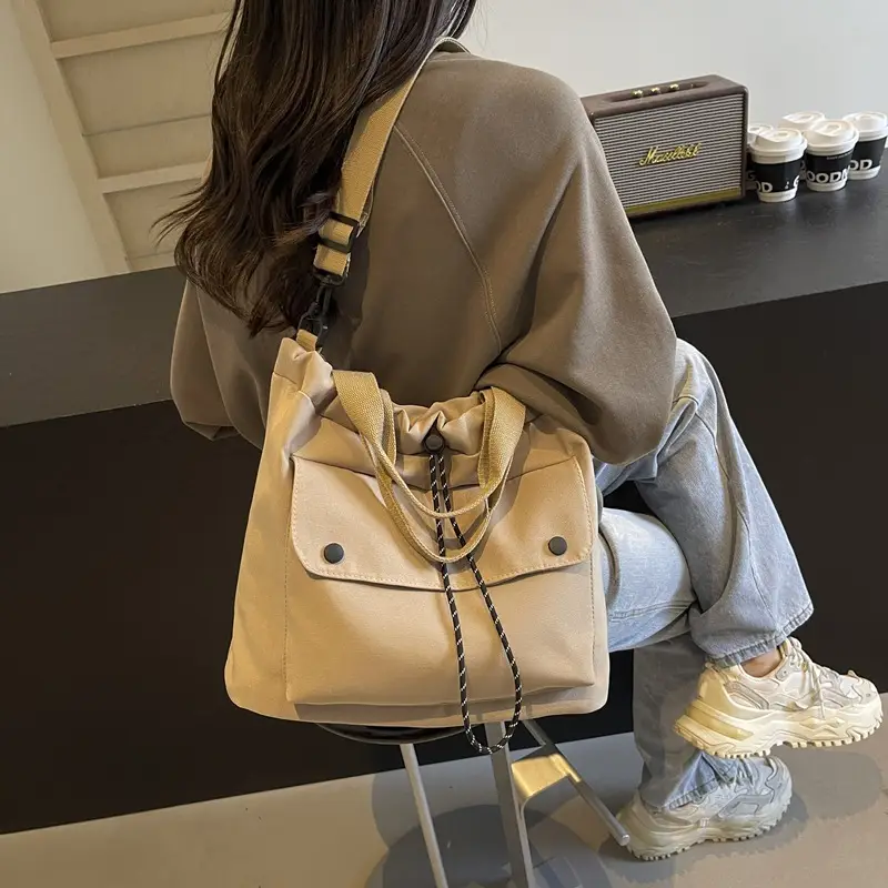 Casual Crossbody Bag for Women Canvas Large Capacity - Image 3