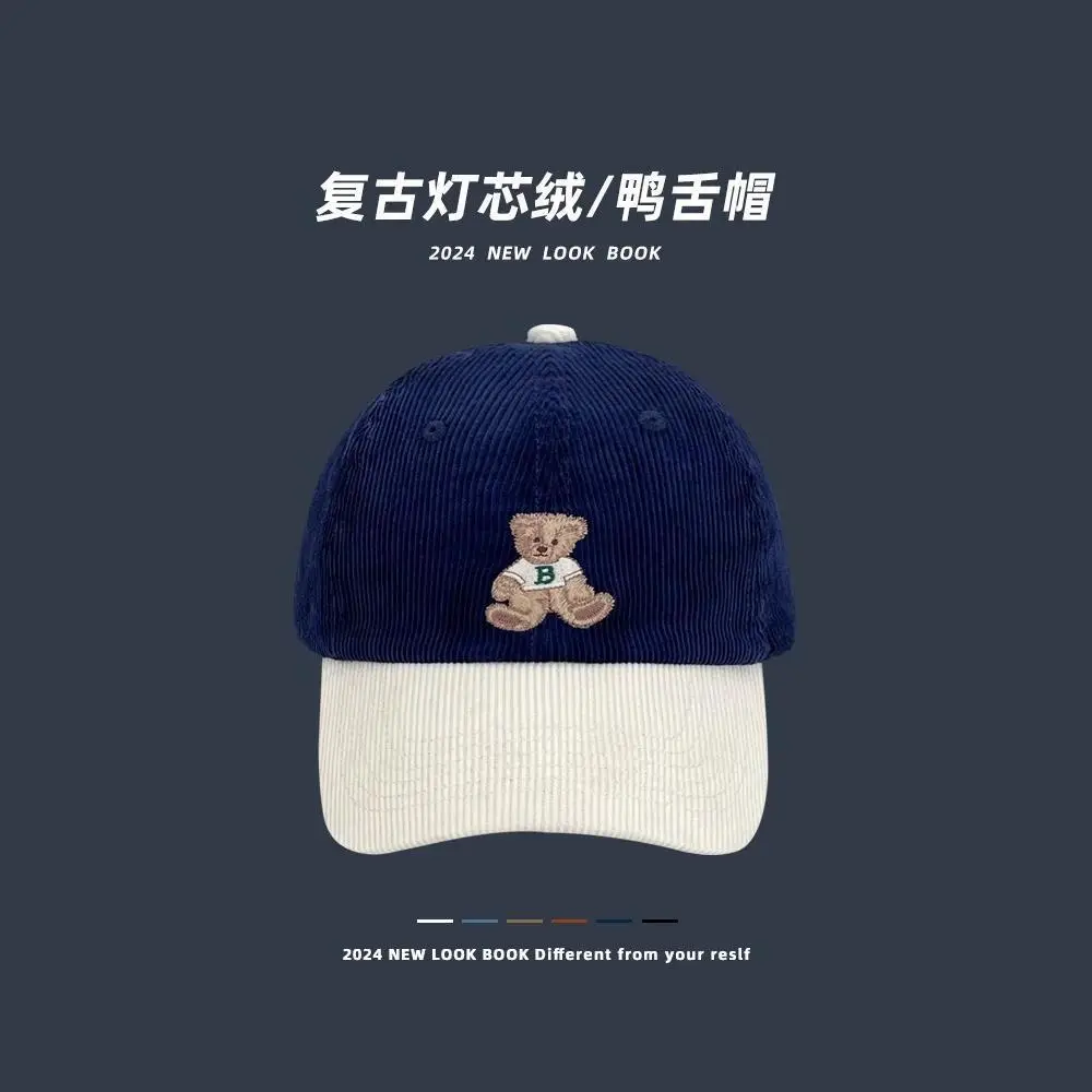 Japanese Style Cartoon Bear Cap for Women Spring Fall - Image 7
