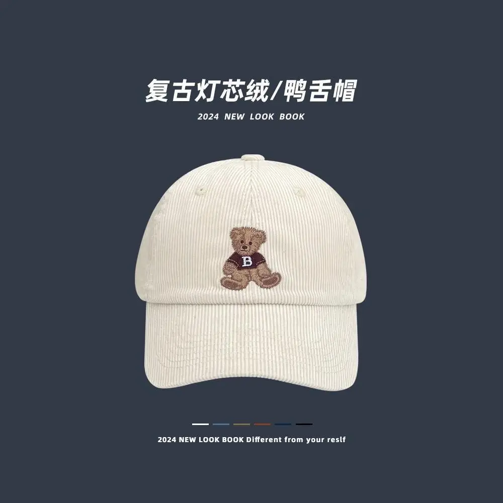 Japanese Style Cartoon Bear Cap for Women Spring Fall - Image 9