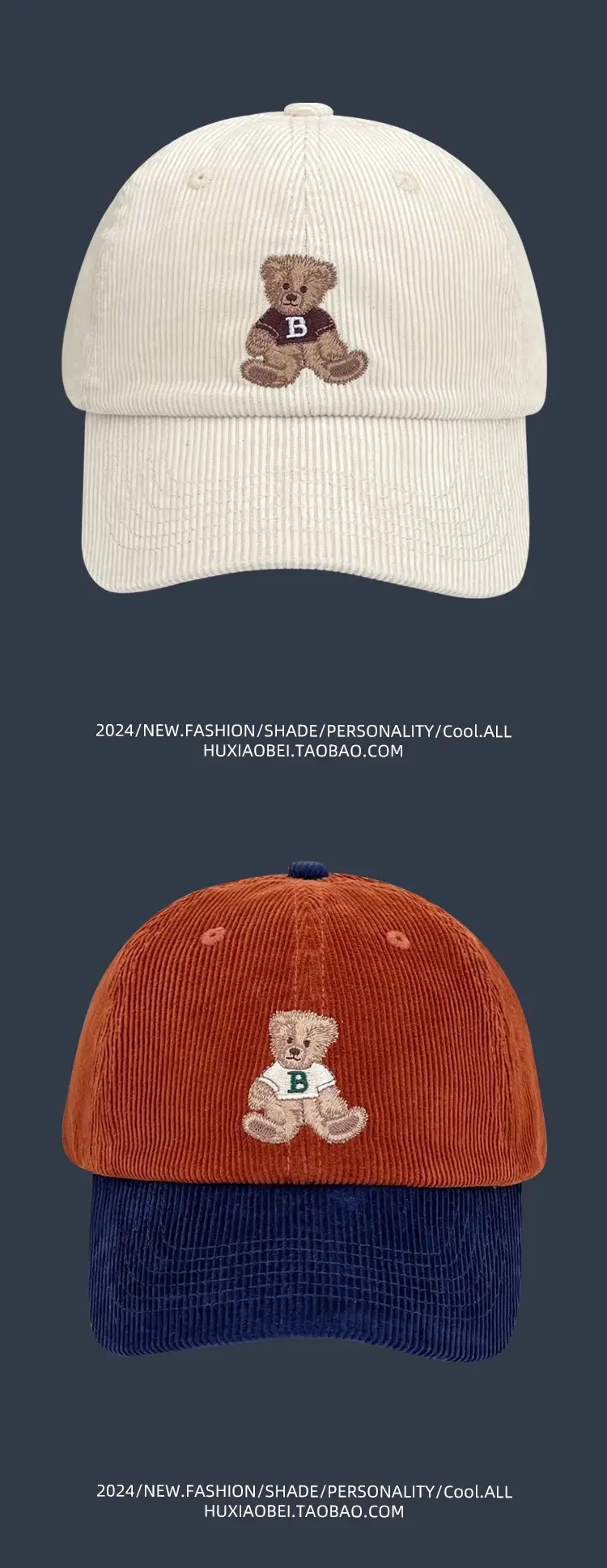 Japanese Style Cartoon Bear Cap for Women Spring Fall — feature 10